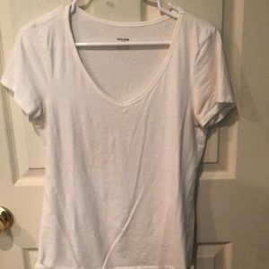 Plain white tee